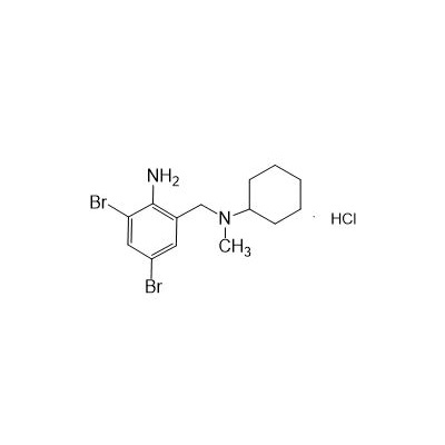 N-(2-amino-3,5-dibrombenzyl)-N-methylcyclohexylamin hydrochlorid